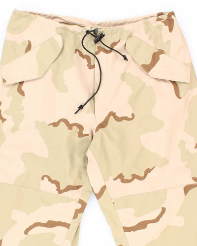 00s Vintage US army ECWCS Desert Camo Gore-Tex Trousers - 40x30