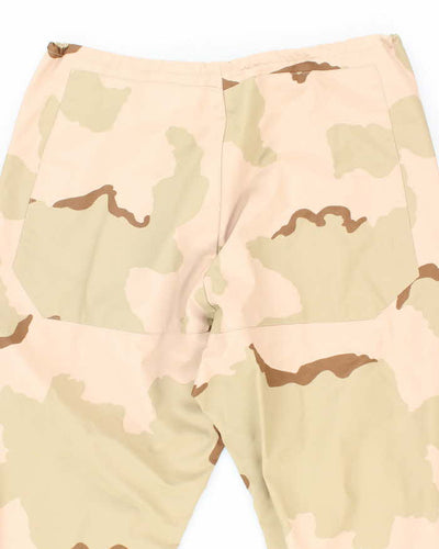 00s Vintage US army ECWCS Desert Camo Gore-Tex Trousers - 40x30