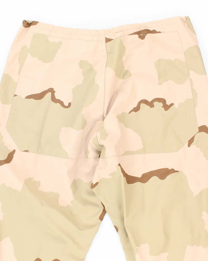 00s Vintage US army ECWCS Desert Camo Gore-Tex Trousers - 40x30
