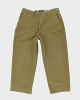 50s Vintage US Army M-1950 Wool Trousers - 34x27
