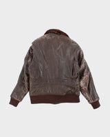 50s Vintage US Navy G-1 Leather Flight Jacket - X-Small
