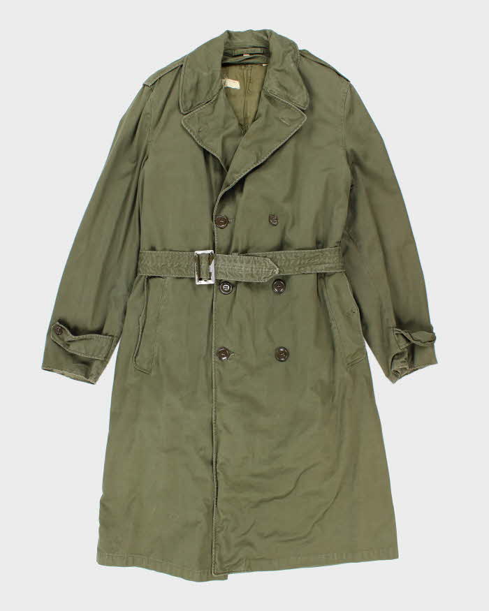 50s Vintage US Army Overcoat - Medium
