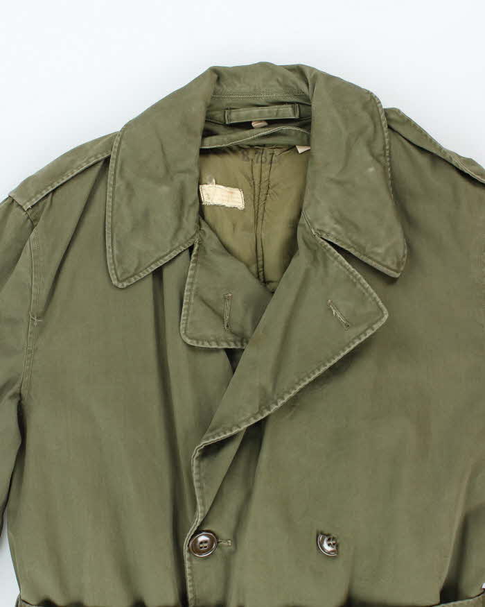 50s Vintage US Army Overcoat - Medium