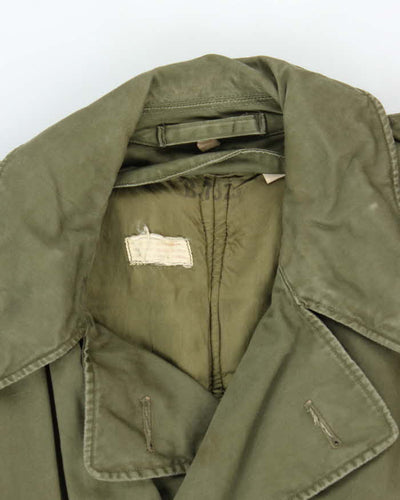 50s Vintage US Army Overcoat - Medium