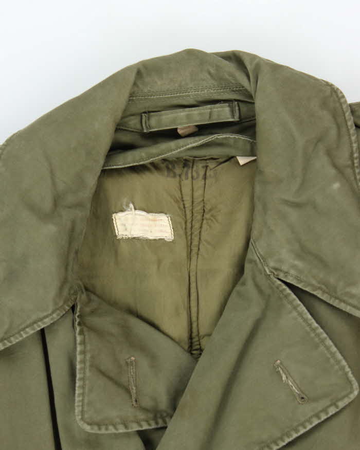 50s Vintage US Army Overcoat - Medium