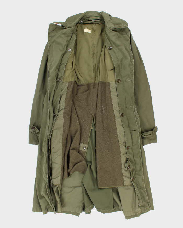 50s Vintage US Army Overcoat - Medium