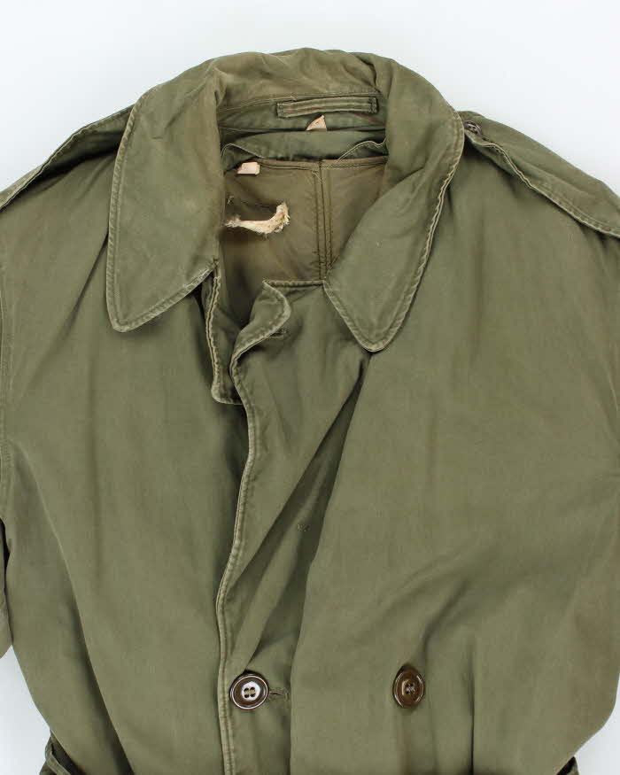 50s Vintage US Army Overcoat - Medium