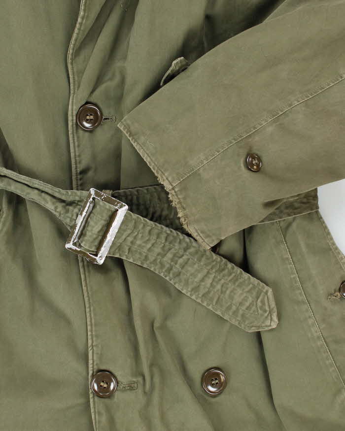 50s Vintage US Army Overcoat - Medium