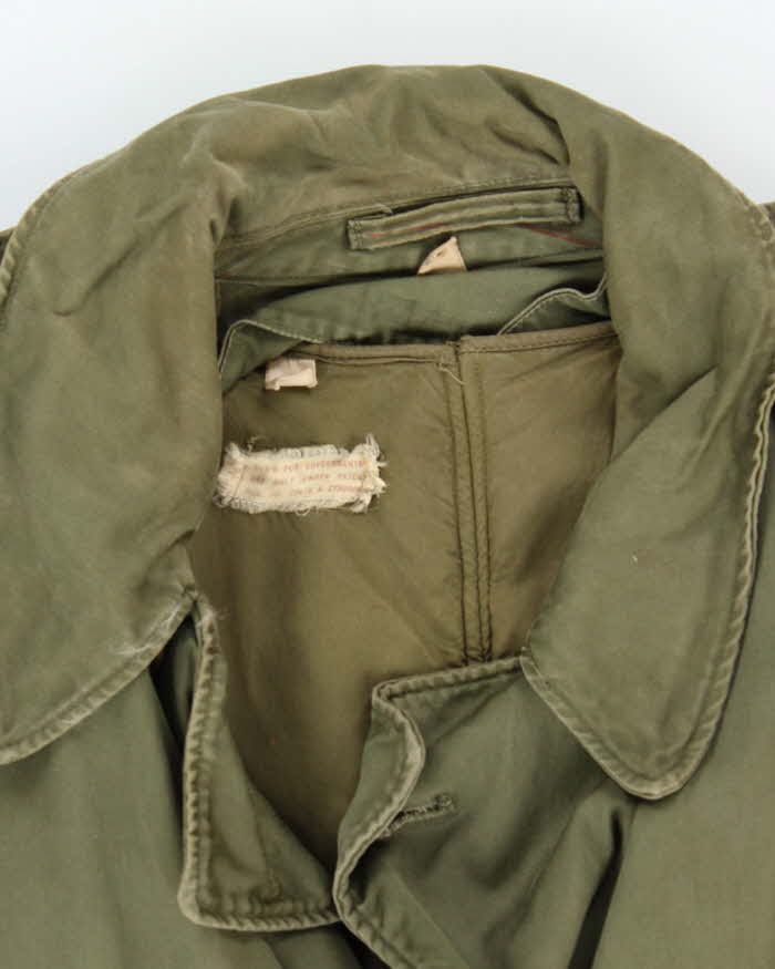 50s Vintage US Army Overcoat - Medium