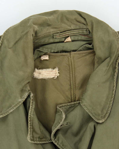 50s Vintage US Army Overcoat - Medium