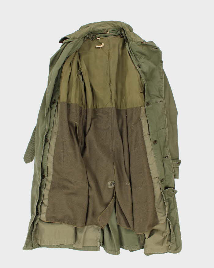 50s Vintage US Army Overcoat - Medium