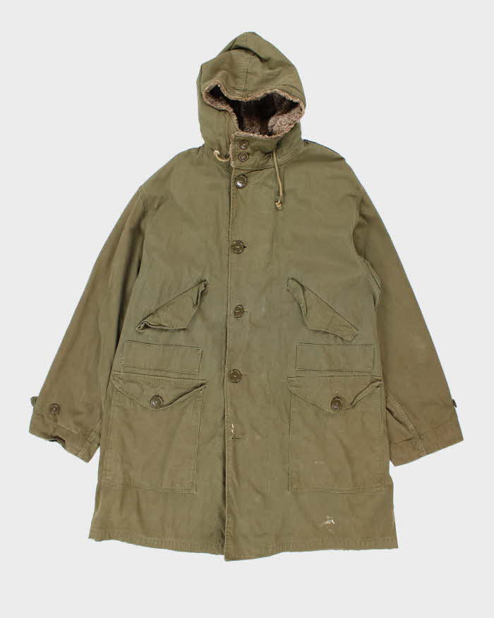 50s Vintage US Air Force M47 Parka Shell - X-Large