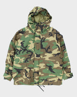 00s Vintage US Army Gore-Tex Woodland Camo Parka - X-Large Regular