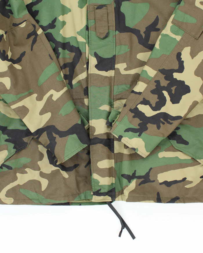 00s Vintage US Army Gore-Tex Woodland Camo Parka - X-Large Regular