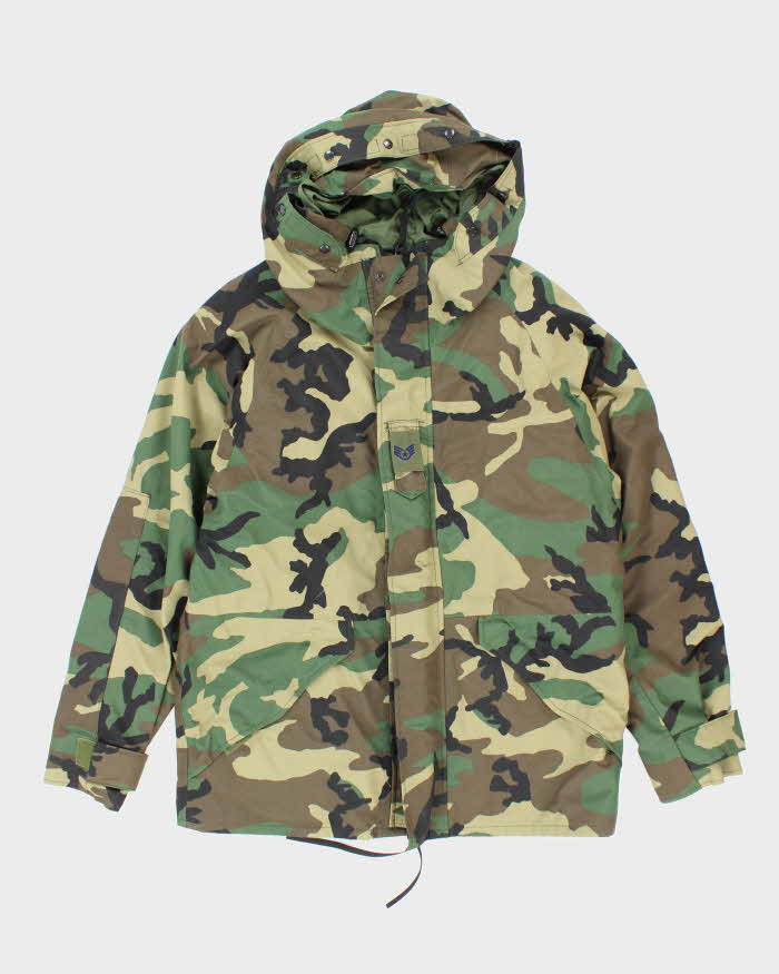 00s Vintage US Army Gore-Tex Woodland Camo Parka - X-Large