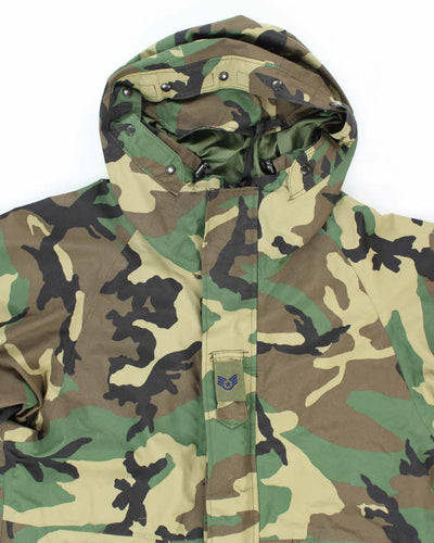 00s Vintage US Army Gore-Tex Woodland Camo Parka - X-Large