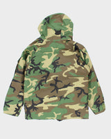 00s Vintage US Army Gore-Tex Woodland Camo Parka - Medium Regular