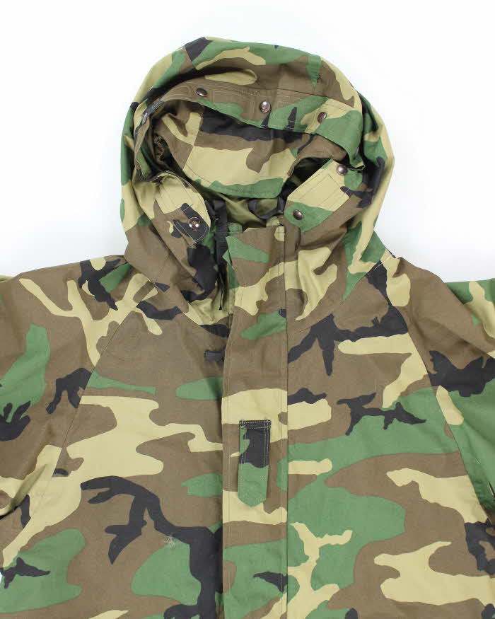 00s Vintage US Army Gore-Tex Woodland Camo Parka - X-Large