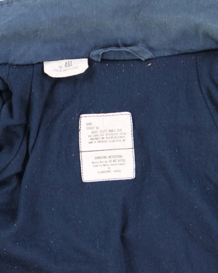 80s Vintage US Navy Utility Jacket - Large