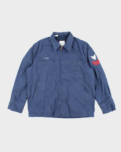 80s Vintage US Navy Utility Jacket - X-Large