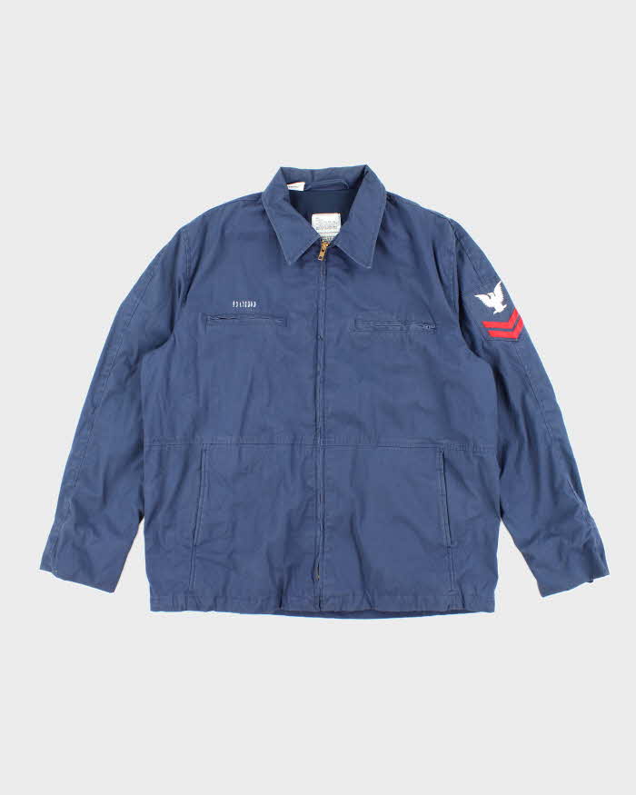 80s Vintage US Navy Utility Jacket - X-Large