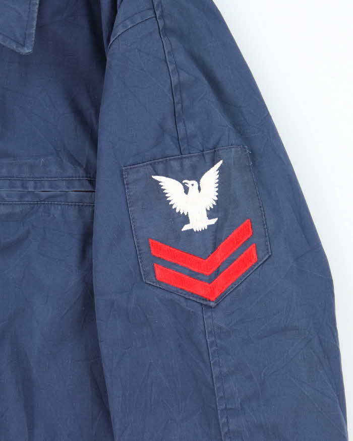 80s Vintage US Navy Utility Jacket - X-Large
