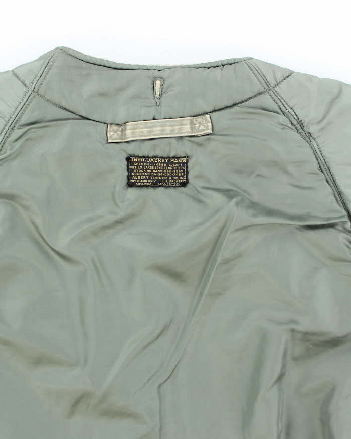 60s Vintage US Air Force Field Jacket Liner - Large