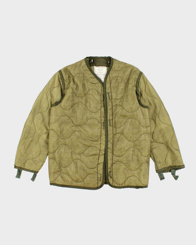 70s Vintage US Army M65 Jacket Liner - Small