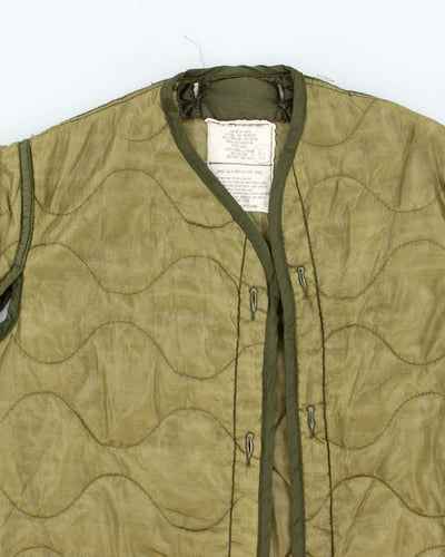 70s Vintage US Army M65 Jacket Liner - Small