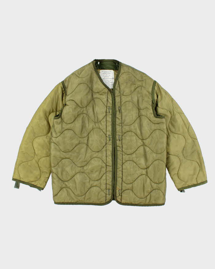 70s Vintage US Air Force Field Jacket Liner - Large