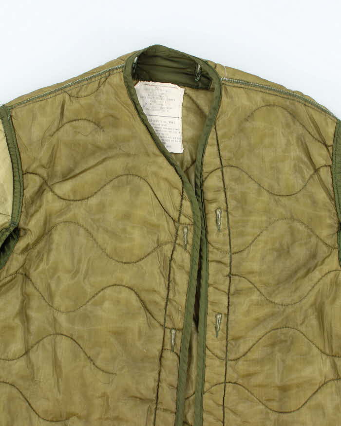 70s Vintage US Air Force Field Jacket Liner - Small