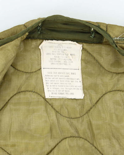70s Vintage US Air Force Field Jacket Liner - Large