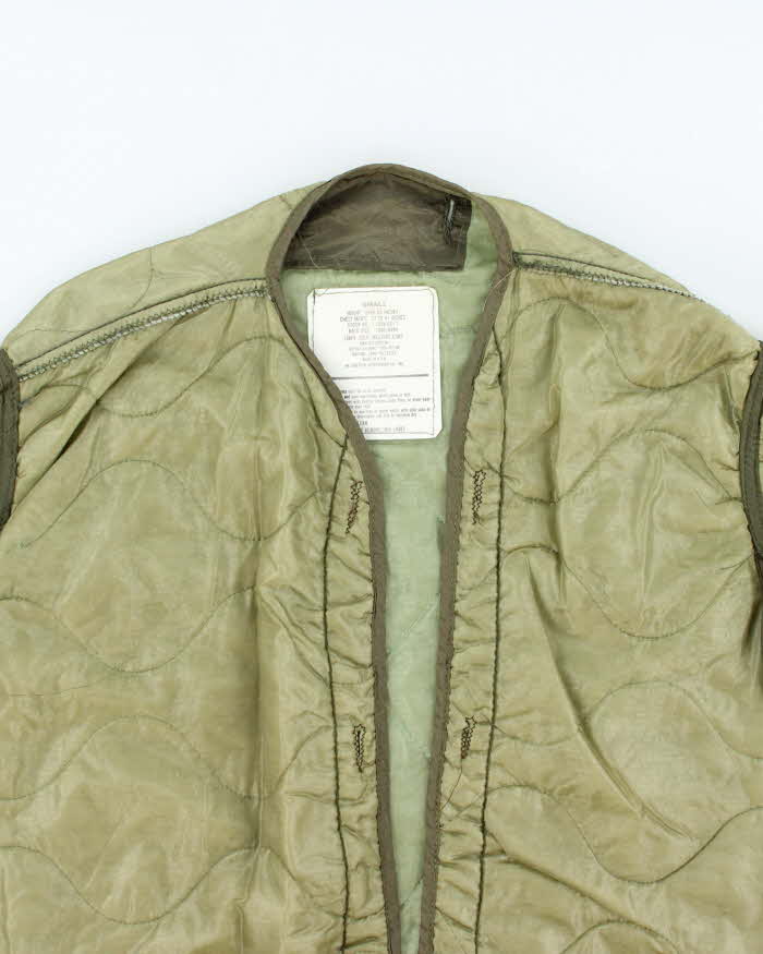 70s Vintage US Air Force Field Jacket Liner - Large
