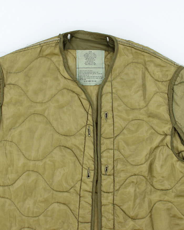 70s Vintage US Air Force Field Jacket Liner - Large