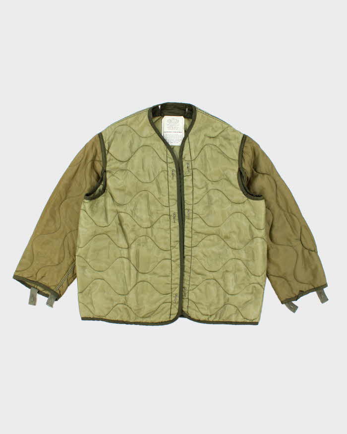 70s Vintage US Air Force Field Jacket Liner - Large