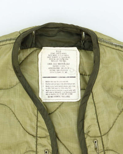 70s Vintage US Air Force Field Jacket Liner - Large