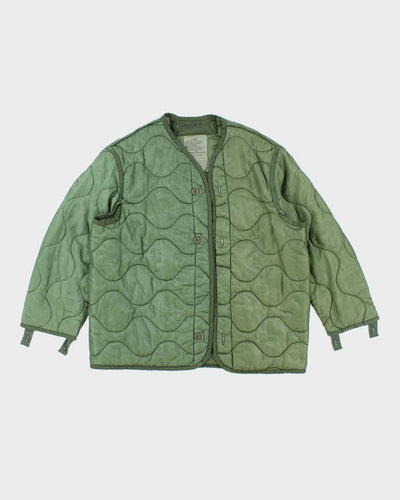 80s Vintage US Air Force Field Jacket Liner - Large