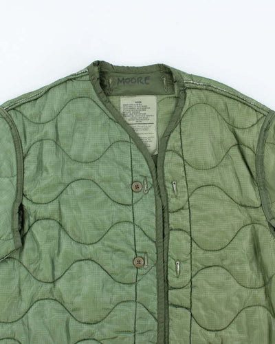 80s Vintage US Air Force Field Jacket Liner - Large