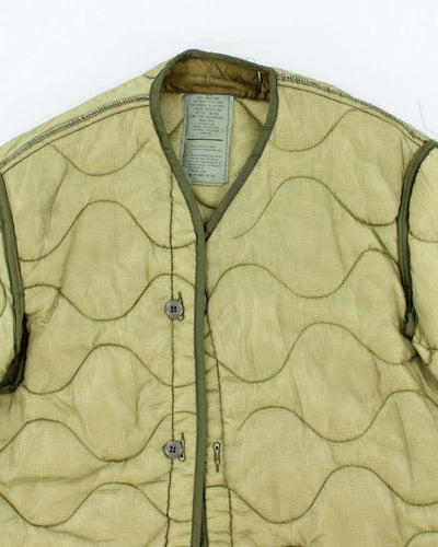 80s Vintage US Air Force Field Jacket Liner - Large