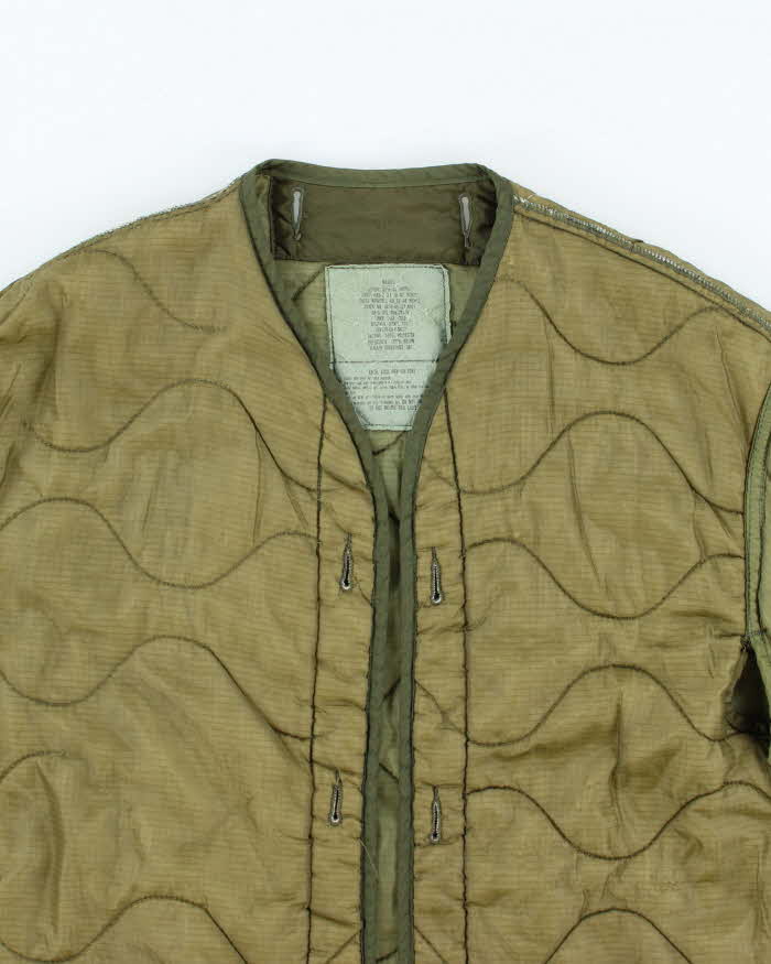 80s Vintage US Air Force Field Jacket Liner - Large
