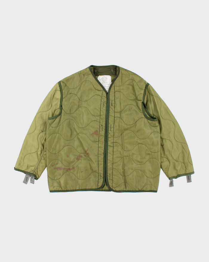 80s Vintage US Air Force Field Jacket Liner - Large