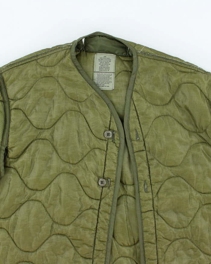 80s Vintage US Army M65 Jacket Liner - X-Large