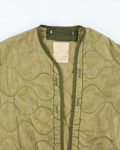 80s Vintage US Army M65 Jacket Liner - X-Large