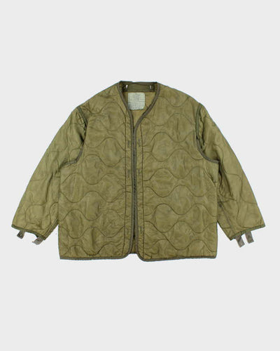 80s Vintage US Army M65 Jacket Liner - X-Large