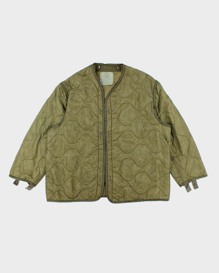 80s Vintage US Army M65 Jacket Liner - X-Large