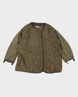 80s Vintage US Army M65 Jacket Liner - Large