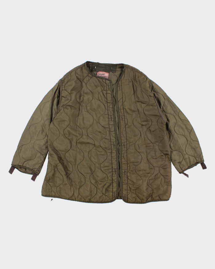 80s Vintage US Army M65 Jacket Liner - Large