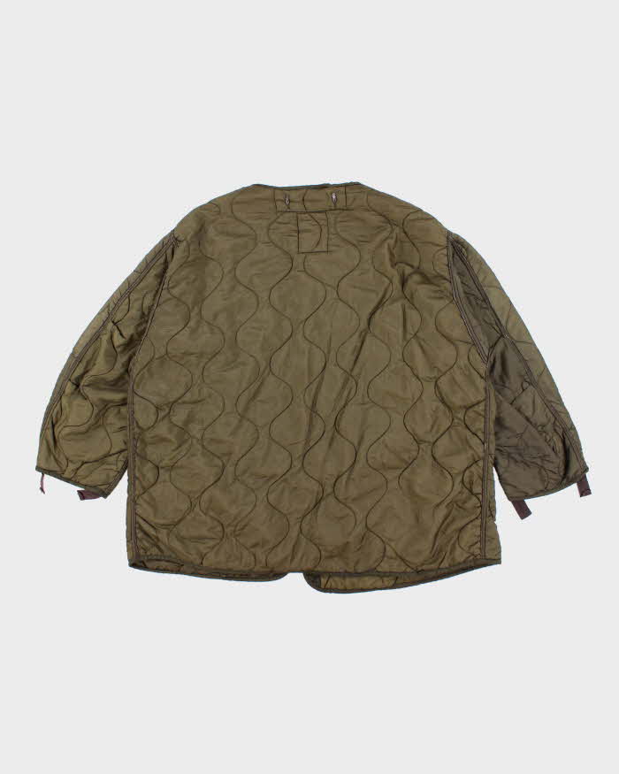80s Vintage US Army M65 Jacket Liner - Large