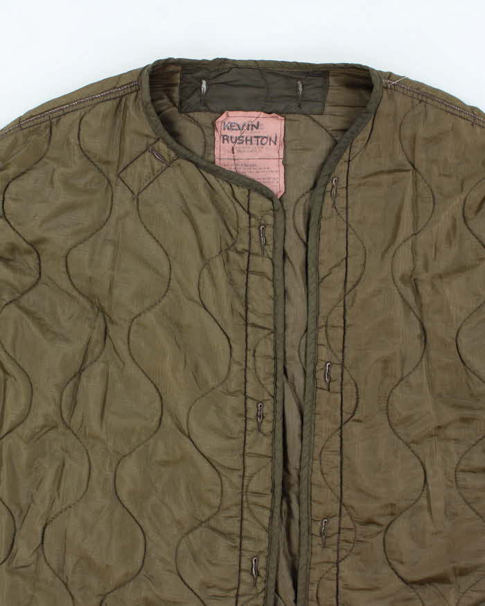 80s Vintage US Army M65 Jacket Liner - X-Large