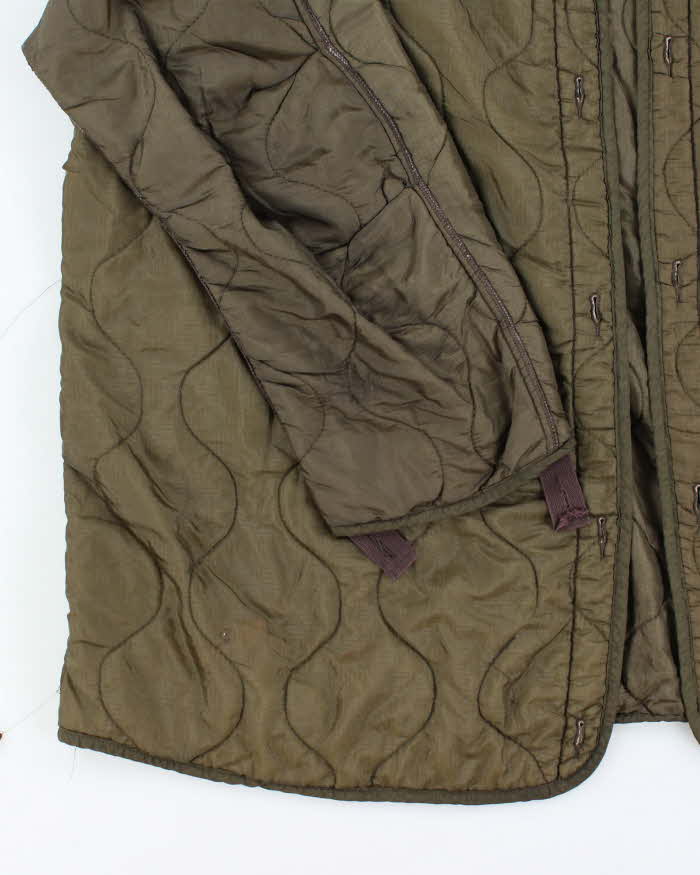 80s Vintage US Army M65 Jacket Liner - Large